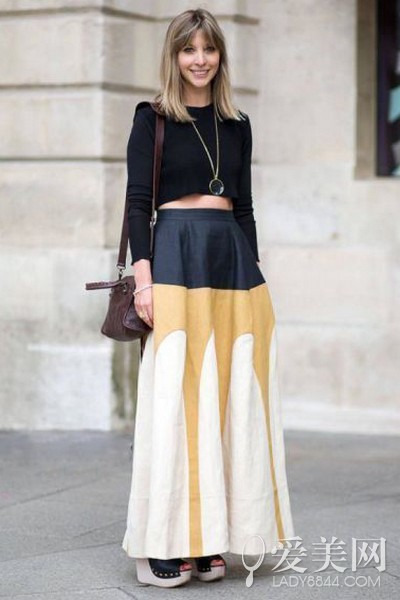  Crop top+����ȹ���ݴ� û������������¶ 