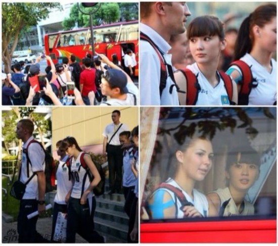 哈萨克斯坦17岁排球女将腿长120【13】
