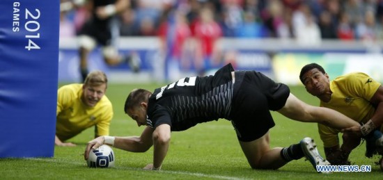 (SP)BRITAIN-GLASGOW-COMMONWEALTH GAMES-DAY 4-MEN'S RUGBY SEVENS