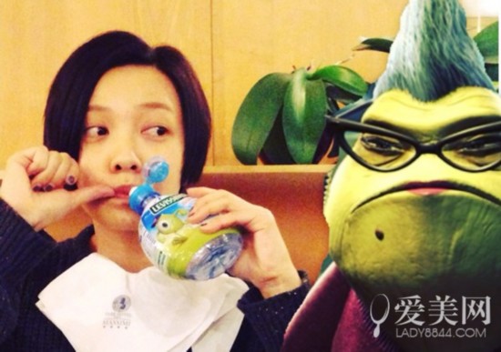 郭采洁素颜旧照呆萌 开扒小时代女主素颜真容