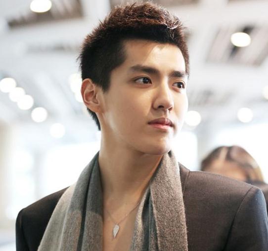 exo吴亦凡成无刘海男神 中韩人气男神大pk