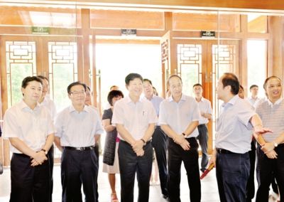 冷溶在广安市调研两馆建设时给予充分肯定-