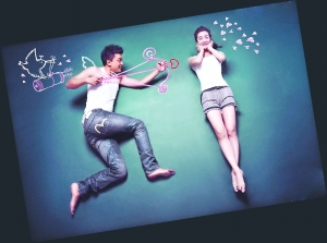 陆毅霍思燕胡可姚晨 盘点七夕 晒幸福 名人[图]