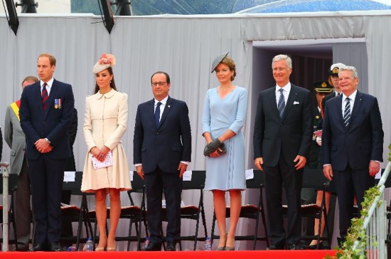 BELGIUM-LIEGE-COMMEMORATE-CEREMONY-WWI