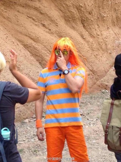 陆毅黄磊杨威彩色假发变身美少女战士 网友:画