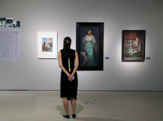 Si Tuqiao's artworks displayed in Beijing