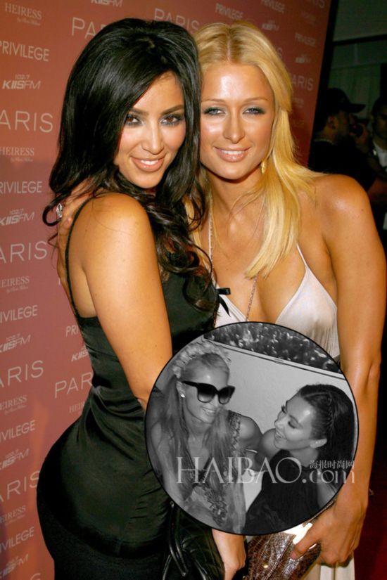 �𡤿���ɺ (Kim Kardashian) ������˹��ϣ���� (Paris Hilton)
