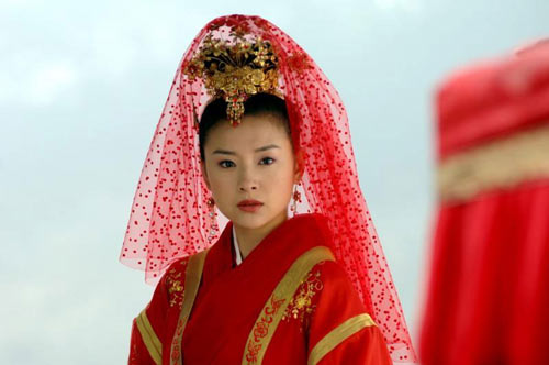 刘诗诗杨幂林心如惊艳 古装剧红衣美女倾国倾