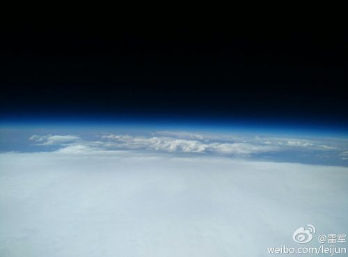 小米4在37000米高空零下50度拍太空 一切为了