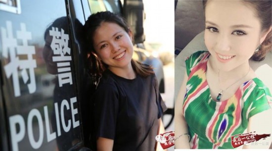 <em>维吾尔族美女</em>成反恐特警 1家8人当警察战力很