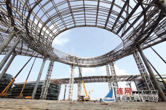 连云港海鸥广场似空中鸟巢