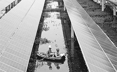 人民日报:江苏常熟利用自然条件建光伏电站