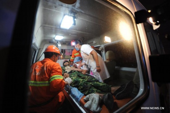 Thirteen workers were successfully rescued on Saturday about 140 hours after being trapped in a collapsed tunnel in Shiqian. Medical workers said they were in good condition after a preliminary checkup at the scene. 