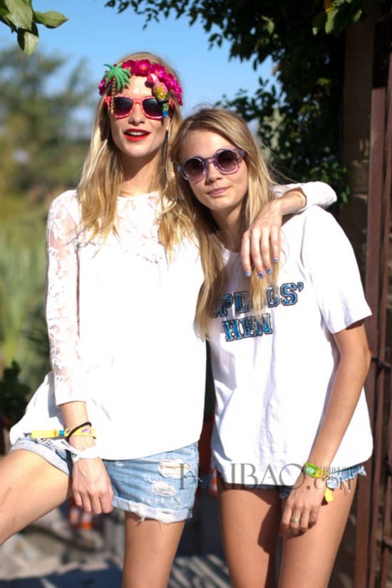 iP}˥ (Poppy Delevingne) PdԡP}˥ (Cara Delevingne) 2014쫴ԭָ`