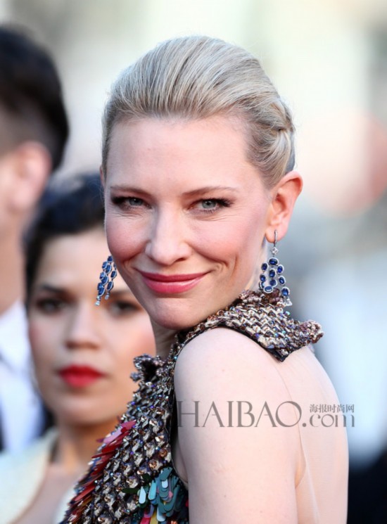 凯特·布兰切特 (Cate Blanchett) 2014年戛纳电影节珠宝造型珠宝:萧邦 (Chopard)