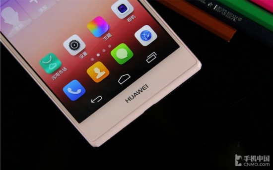 双卡双待4G四核 粉色版华为P7开箱图赏【6】