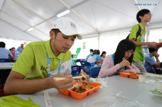 Being a volunteer for YOG will be my most unforgettable memory in Nanjing 