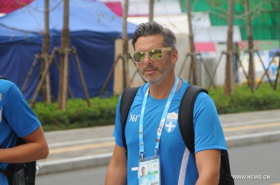 Photos of athletes and coashes taken on August 19, 2014 show how fashionable they are in Youth Olympic Village of Nanjing 2014 Youth Olympic Games which kicked off on August 16, 2014 in Nanjing, east China's Jiangsu Province.