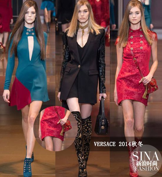 versace：制服诱惑的迷你裙
