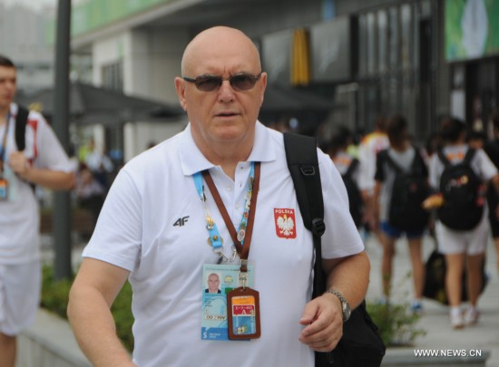 Photos of athletes and coashes taken on August 19, 2014 show how fashionable they are in Youth Olympic Village of Nanjing 2014 Youth Olympic Games which kicked off on August 16, 2014 in Nanjing, east China's Jiangsu Province.