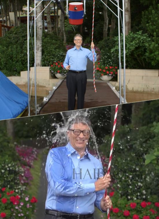 ȶǴ (Bill Gates) 롰ALSͰս (ALS Ice Bucket Challenge) Ƭ