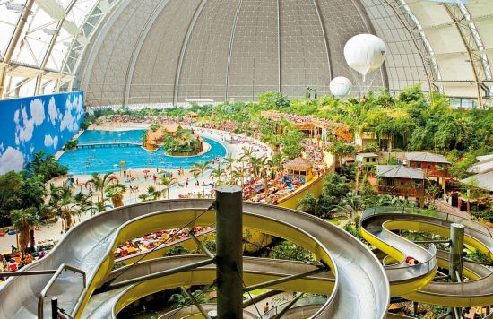 In pictures: largest indoor water parks in Europe