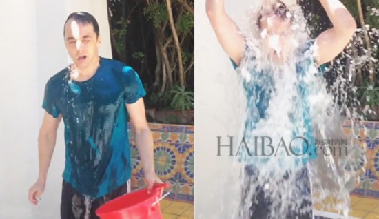 ķɭ˹ (Jim Parsons) 롰ALSͰս (ALS Ice Bucket Challenge) Ƭ