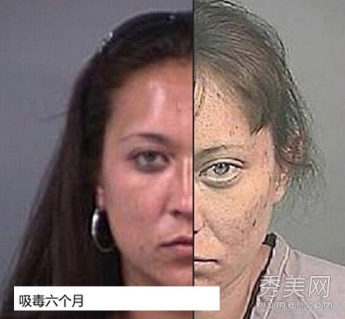 看看美国俄勒冈州一警察署搜集到的无数吸毒者前后对比照,你能最