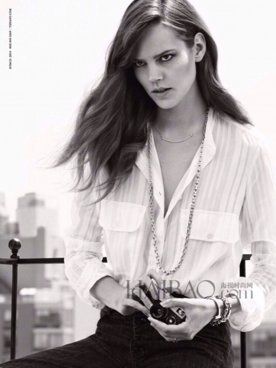 Freja Beha Erichsen������ܽ�� (Tiffany & Co.) 2014�ﶬ�鱦����Ƭ