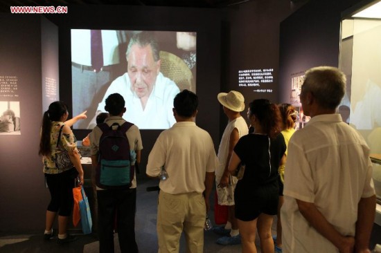 Tourists visit Deng Xiaoping Memorial Hall in SW China