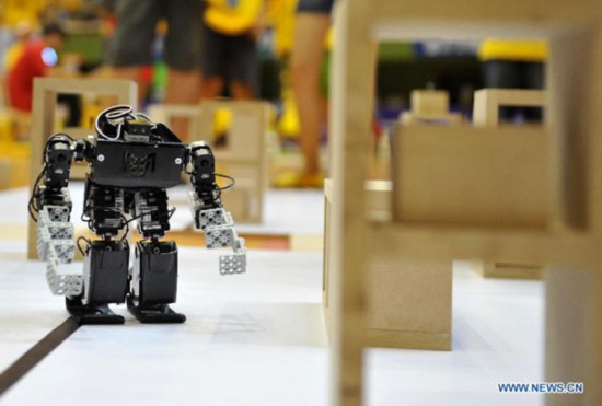 Regional qualification match for World Robot Olympiad held in Beijing