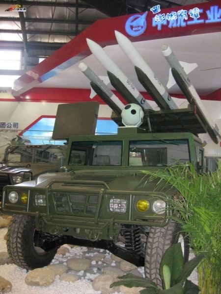 以pl-12空空导弹为基础开发的地空版本