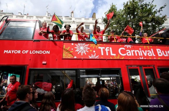 UK-LONDON-NOTTING HILL CARNIVAL-CHILDREN'S DAY PARADE