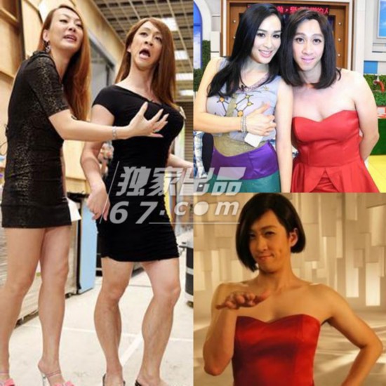 李易峰<em>男扮女</em>装娇艳超唐嫣 陈汉典邓超扮女人