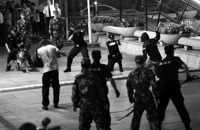 反恐演练昨晚在北京14地同时进行 为今年第九