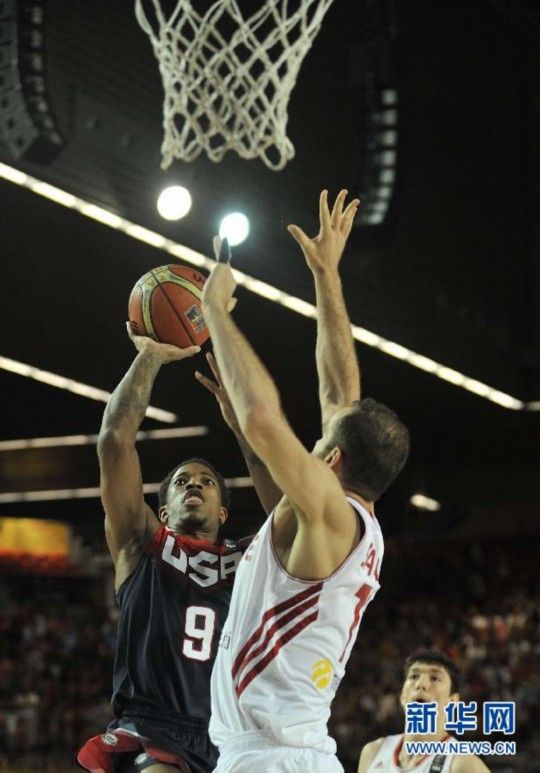 男篮世界杯美国vs土耳其98比77取胜(比赛图片