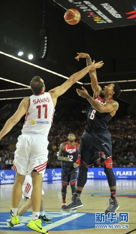 男篮世界杯美国vs土耳其98比77取胜(比赛图片