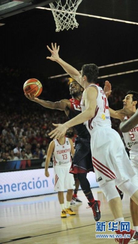 男篮世界杯美国vs土耳其98比77取胜(比赛图片