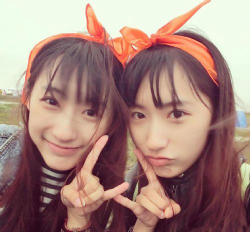 复旦英文专业双胞胎姐妹花走红 清纯可爱