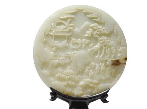 零食篇:看似雪饼的清代玉盘