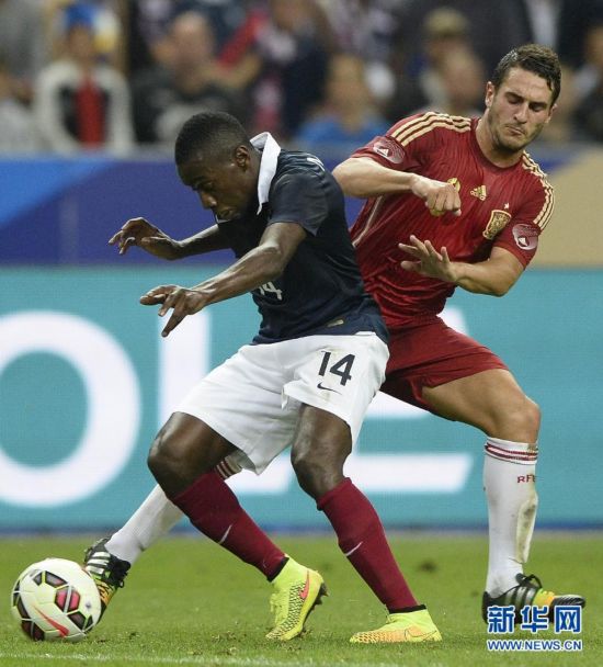 足球友谊赛:法国vs西班牙1比01小胜(比赛集锦