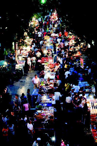 西安人口最多的夜市_西安夜市