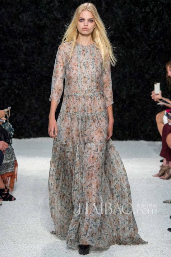 2015春夏纽约时装周:王薇薇 (Vera Wang) 2015春夏女装秀