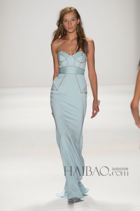2015春夏紐約時裝周巴吉利·米詩卡(Badgley Mischka) 秀場