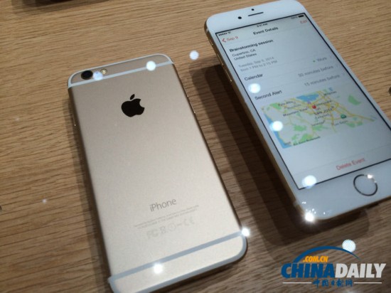 苹果iPhone6手机和智能手表新品大图--人民网通信频道--人民网