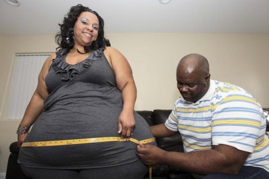 最大臀部2.4米!世界人体之最全纪录(组图)