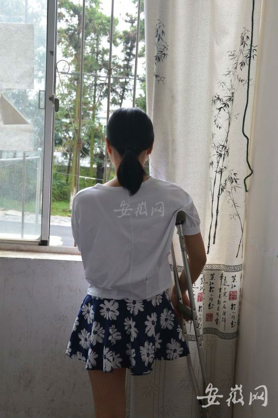 身残志坚 独腿女孩孙雪玲“跨”进大学--安徽频道 ...