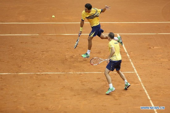 Brazil beats Spain in  Davis Cup play-off 