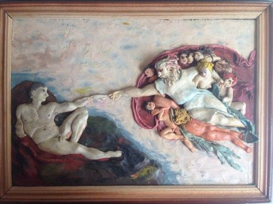 乌克兰艺术家用橡皮泥重塑名画