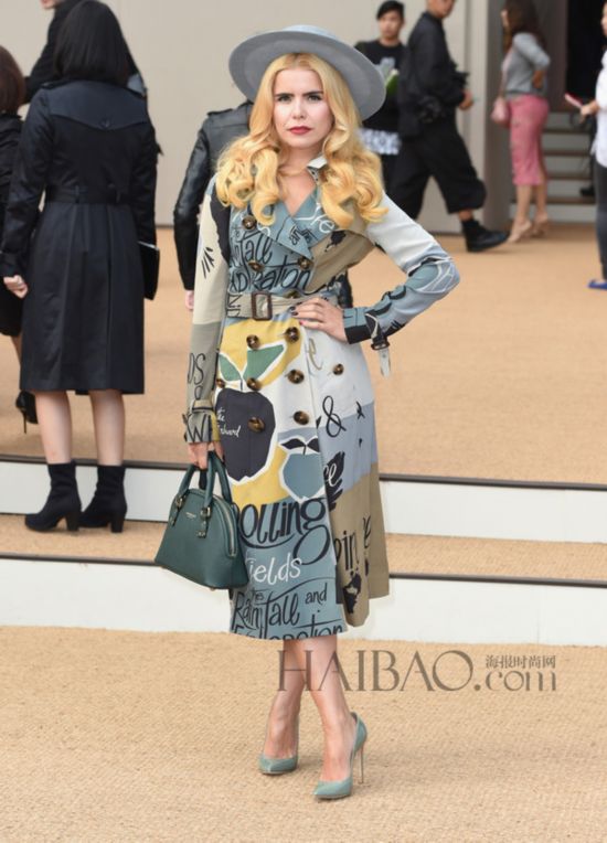 ꡤ˿ (Paloma Faith) 2015׶ʱװܲ (Burberry) 㳡